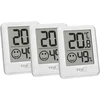 TFA TFA Dostmann Mini Digitalni Higrometer, Set 3 kosov, bela