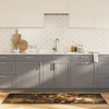 Kuhinjski tepih raznobojni 60 x 180 cm perivi i
