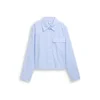 TOM TAILOR DENIM Bluza modra/bela
