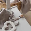 9401101 BIBS Priponka za dudo - Sand/Ivory