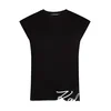 KARL LAGERFELD Majica B2W17018 Črna Regular Fit