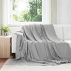 Pokrivači za bacanje 24 pcs Siva 240 x 220 cm Runo