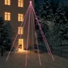 LED božićno drvce unutarnje vanjsko 1300 LED raznobojno 8 m