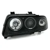 OEM Kristalni farovi Angel Eyes Audi A4, 1995-1998, Crna