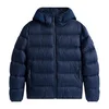 Tommy Hilfiger TJM HOODED LOGO PUFF DM0DM22044 Modra
