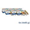 Schesir Multipac Dog - Tunjevina I Brancin 4x85g - 2.04 kg