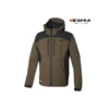 Jakna COFRA Softshell KLARBO - rjavo/črna