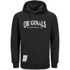 Jack&Jones JORBRIDGE Stan dard Fit 12214038 Black pulover (Velikost L)