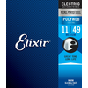Set strun za električno kitaro Polyweb Medium Elixir (.011 - .049)