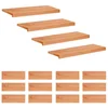 Vidaxl Stopnice 16 kos 80 x 30 x 2 cm Lak Trda bukovina