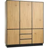 Ormar ODENSE 179x210 5 vrata 3 fioke topao hrast boja