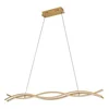 Eglo 901106 - LED Luster na sajli LASANA LED/35W/230V zlatna boja