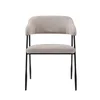 Trpezarijska stolica 2208 Bez /Crne metalne noge 550x575x770 mm ( 775-462 )