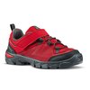 Cipele za planinarenje MH 120 niske na čičak veličine 28-34 dječje crvene