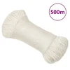 Vidaxl Delovna vrv bela 8 mm 500 m polipropilen