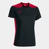 Joma Championship VI Short Sleeve T-Shirt Black Red