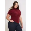 Trendyol Curve Ženska bluza Tbbaw26Af00053, Bordo