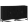 Kreveta Crni hrast 134 x 35 x 76 cm Konstruirano drvo