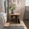 Hanah Home Noćni stočić Karamira, 45x45x35 cm, Braon