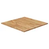 Četvrtasta stolna ploča svjetlosmeđa 70x70x1,5 cm od hrastovine