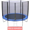 TRAMPOLIN z lestvijo 305 cm modra 60 vzmeti, 3 noge, max 150 kg - 8606036010055