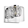 Zuma Line W0389-01A-B5AC - LED kristalno zidno svetlo GEM LED/5W/230V