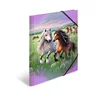 Herma mapa s klapo in elastiko Horse World, A3