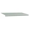 Vidaxl Nadomestno platno za tendo Zelena in Bela 6 x 3 m Poliester