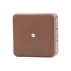 IN Hermetična doza H55-S 85x85x37 IP55 12-vtičnica rjava SPLETNA STRAN