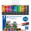 Staedtler STAEDTLER permanentna peresnica z dvojnimi vlakni, etui 36, (21656233)