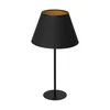 Stona lampa ARDEN 1xE27/60W/230V prečnik 30 cm crna/zlatna