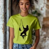 Camiseta Majica sa štampanim printom Cam 432, Ženska, Limeta