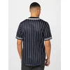 Karl Kani Majica Serif Pinstripe Baseball 6033360 Črna Relaxed Fit