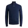 Jack&Jones Moški pulover JJEEMIL 12189339 Navy Blaze r (Velikost XXL)