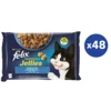 Felix Sensations Sos za mačke, Losos i pastrmka, Žele 48x85g