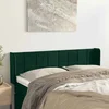 Vidaxl vidaXL Vzglavje s krilci temno zeleno 147x16x78/88 cm žamet
