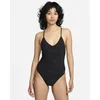 Nike Ženski jednodelni kupaći T-Back One Piece NESSE244-001, Crni