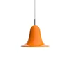 VERPAN viseča svetilka Pantop, oranžna, O 23 cm, kovina, E14 - Dnevna soba/jedilnica - Dizajn - oranžna, krom, bela