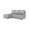 Grantex Line Ugaona garnitura Lena V, 130x190cm, Svetlosiva