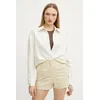Patrizia Pepe Srajca 2C1602 A052 B823 Écru Regular Fit