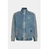 ADIDAS ORIGINALS Prehodna jakna Firebird kremna/moder denim