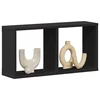 Zidni ormarić crni 60x16x30 cm od konstruiranog drva