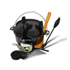 Outdoorchef Dutch-Oven Set 3,8 Liter z vkljucno dvigalom pokrova, bambusovim kuhalnim loparjem in cistilcem