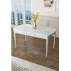 Hanah Home Trpezarijski sto Zen, 132x78x80 cm, Beli