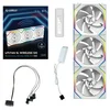 Ventilator za ohišje Lian Li UNI FAN SL Wireless 120 Reverse Blade ARGB PWM 120mm, 3 Pack + Kontroler, bel