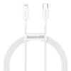 BASEUS Kabel za iPhone USB tip C - Lightning Power Delivery 20 W 1 m bel