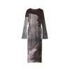 Desigual Obleka temno rjava/bela