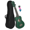 CASCHA Soprano Ukulele Linden Green incl.bag HH3963