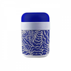 Biorazgradljiv lonček za malico Bioloco plant 500ml + 200ml, Blue leaves