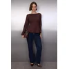 Trendyol Milla ženska bluza Twoaw26Bz00166, braon-braon